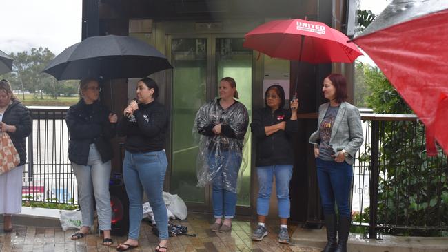 Ashleigh Saunders from the Together Union speaking about the access to abortion services in Central Queensland.