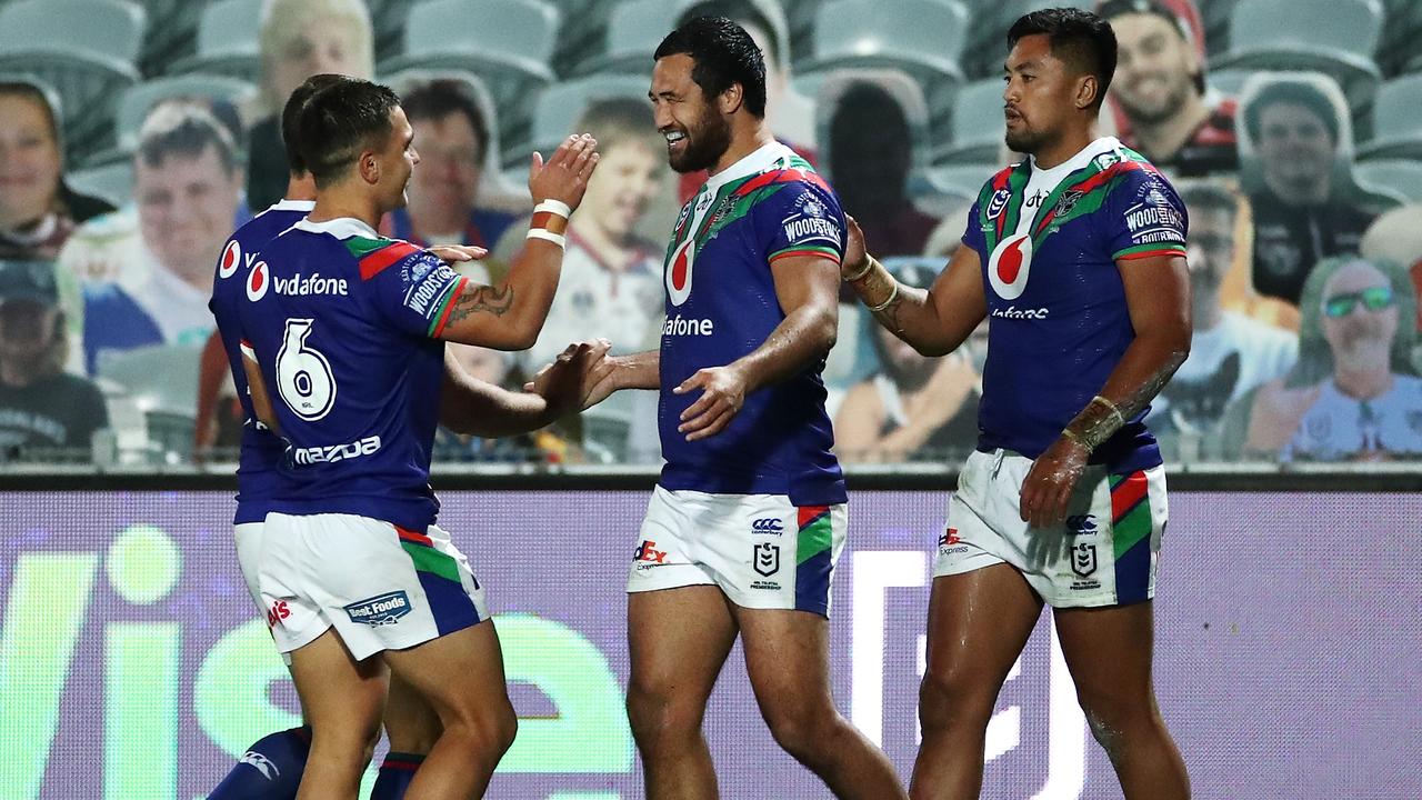 Peta Hiku scored a hat-trick for the Warriors.