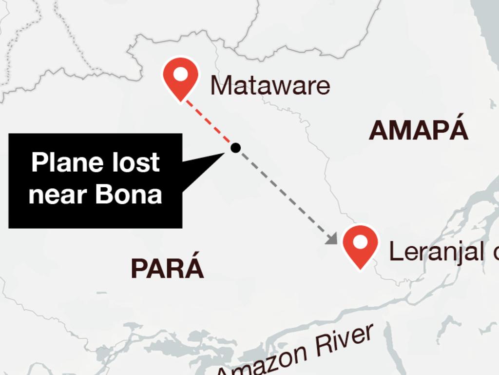 The map shows where the plane could be.