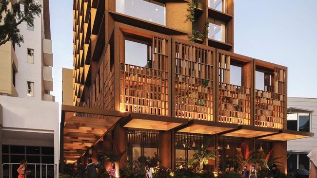 An artist's imagination of the future Novotel Brisbane South Bank. Picture: Bates Smart