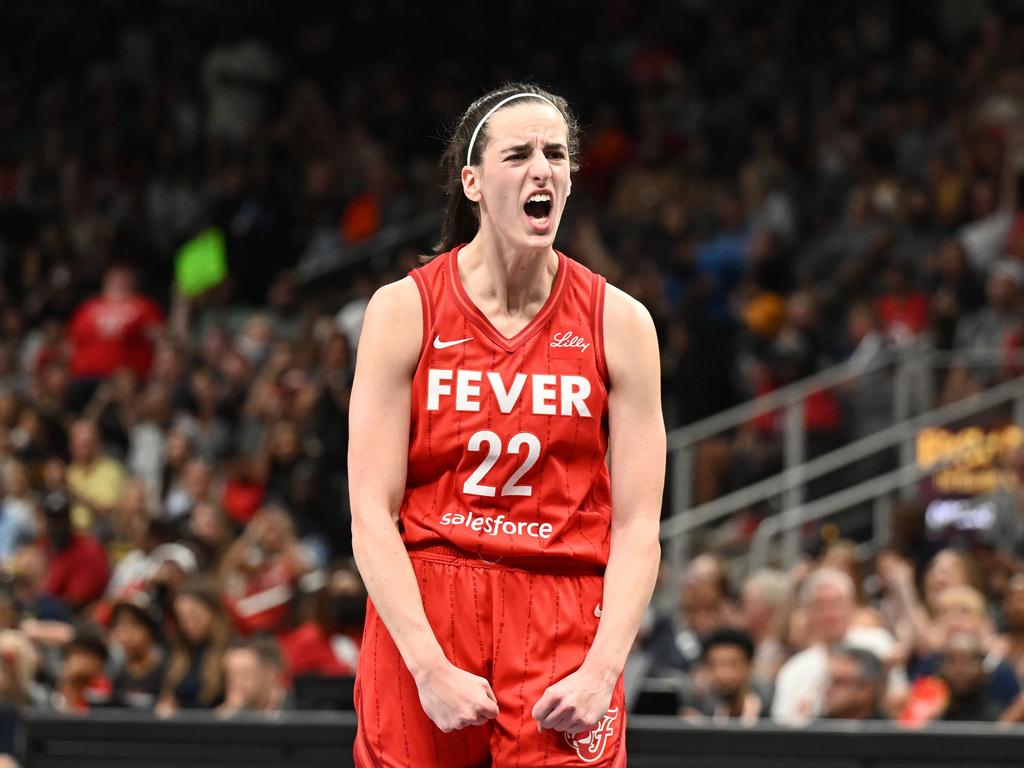 Basketball star Caitlin Clark won the award. (Photo by Paras Griffin/Getty Images)