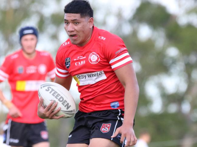 George Logo opened the scoring for St Clair. Picture: Warren Gannon Photography