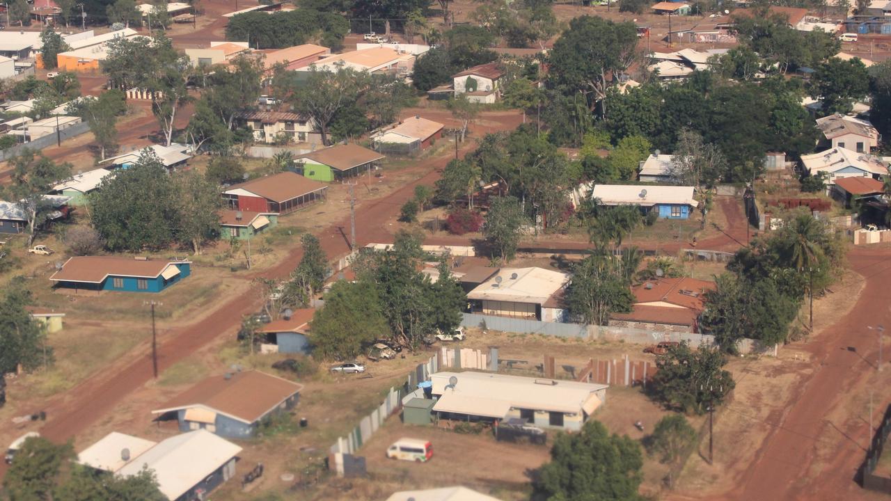 Wadeye from the sky. Picture: Jason Walls