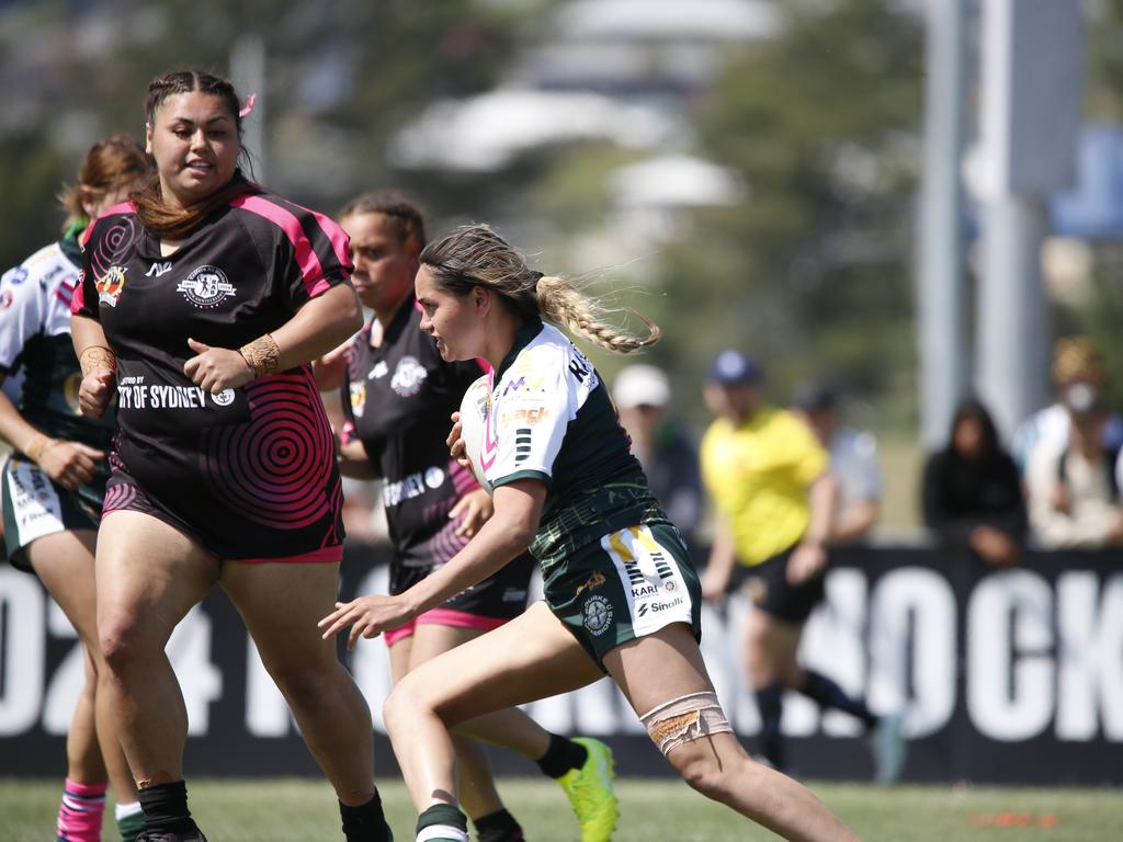 Koori Knockout - Day 4 Womens GF Redfern All Blacks v Bourke Warriors Monday, 7 October 2024 Hereford St, Bathurst NSW 2795, Australia, Picture Warren Gannon Photography