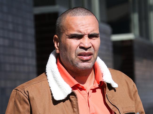 SYDNEY, AUSTRALIA : NewsWire Photos- AUGUST 06 2024.Anthony Mundine Former boxer is seen leaving Bankstown court in Sydney,  fighting charges he did not scan a QR code when going into Bunnings during the pandemic. Basically a formality and fighting the charge on ground it was similar to the one ruled invalid by the Supreme Court. Picture: NewsWire / Gaye Gerard