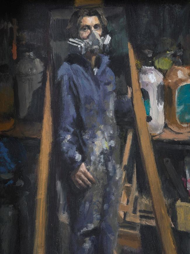 Callum Worsfold ‘Self-portrait in the studio’ © the artist, image © Art Gallery of New South Wales, Jenni Carter Sitter: Callum Worsfold