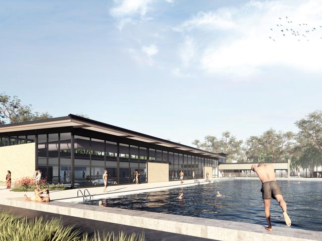 New Artist impressions of the $14m aquatic Centre in Salisbury. Pictures: Plan SA