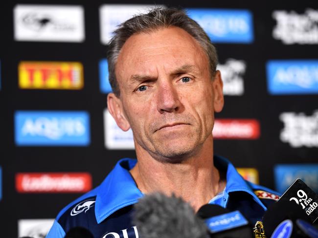 The Titans’ woeful run is set to claim coach Neil Henry. Picture: Dave Hunt/AAP