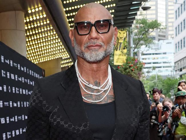 TORONTO, ONTARIO - SEPTEMBER 06: Dave Bautista attends the premiere of "The Last Showgirl" during the 2024 Toronto International Film Festival at Princess of Wales Theatre on September 06, 2024 in Toronto, Ontario.   Robin Marchant/Getty Images/AFP (Photo by Robin Marchant / GETTY IMAGES NORTH AMERICA / Getty Images via AFP)