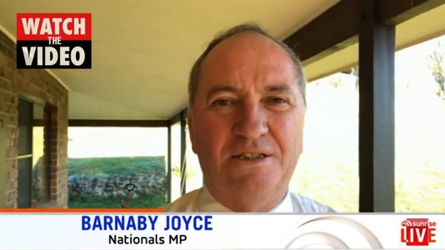 Barnaby Joyce fires up over Tom Hanks in QLD: ‘It’s a sham’ (Sunrise)