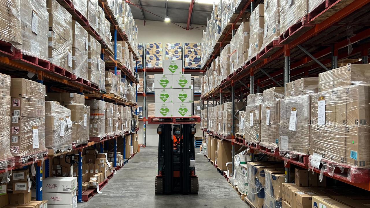 Good360 EveryOne Day purpose highlighted in warehouse photo