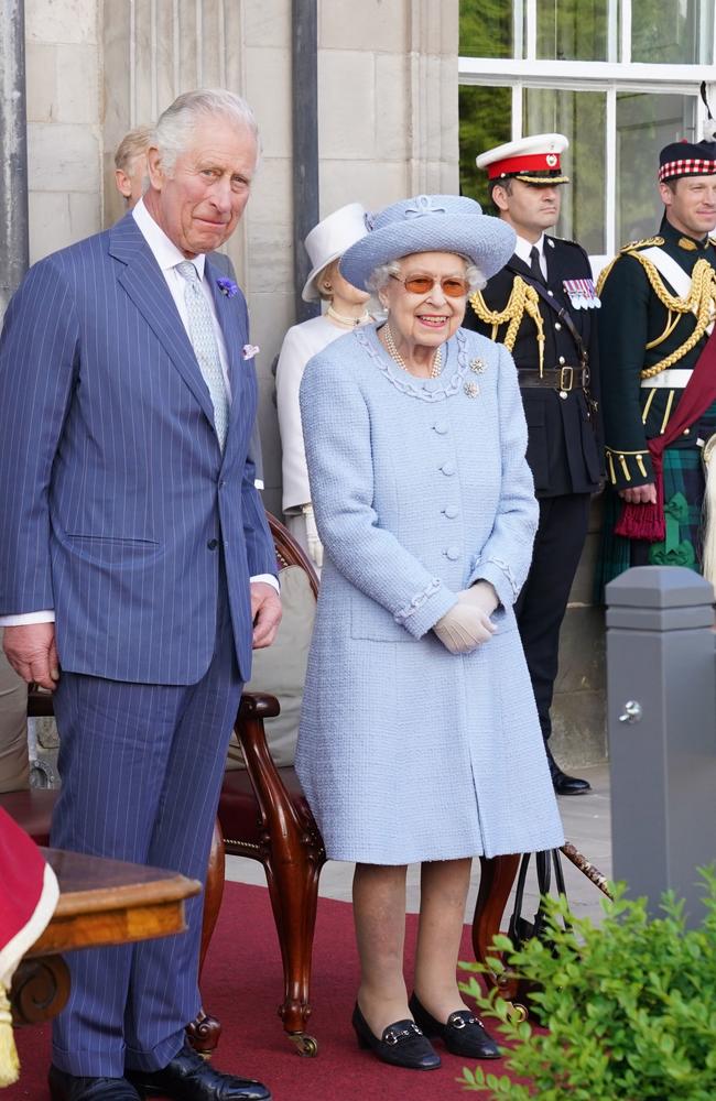 Prince Charles accompanied his mother, the Queen, in Scotland. Picture: Getty Images