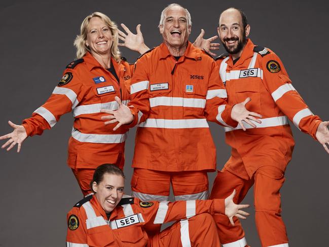 DANCE BOSS: Bribie Island SES member Jan Dwyer is part of the SES crew on Channel 7's new show Dance Boss, airing August 6.