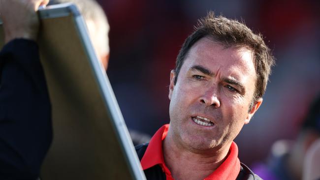 Tapping says Bombers coach Brad Scott, along with the entire club have been great during this ordeal. Pic: Michael Klein