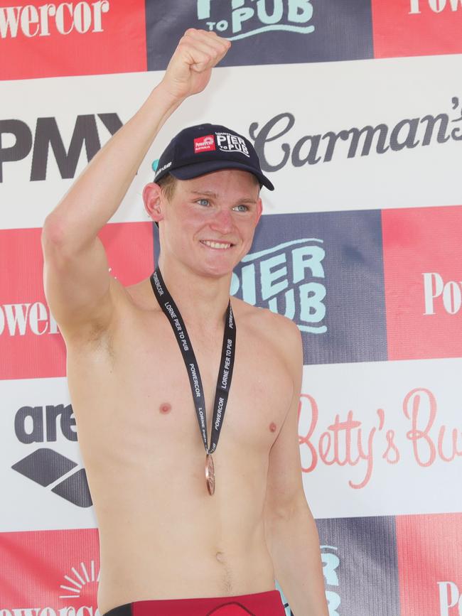 Lorne’s Harry Hay finished third in the men’s Superfish. Picture: Mark Wilson