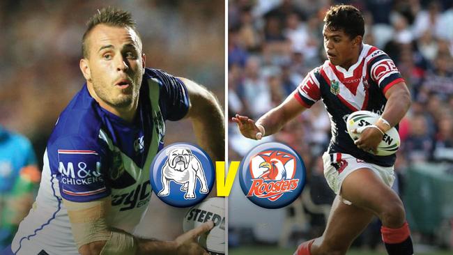 The Roosters have a good record against the Dogs but all the money is for Canterbury.