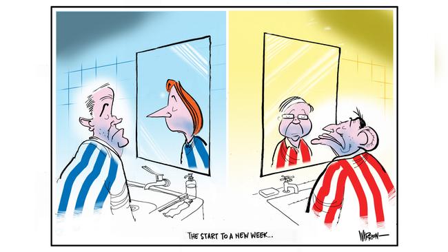 Warren Brown’s ‘The start of a new week’ for The Daily Telegraph in 2016. Picture: Warren Brown/News Corp Australia