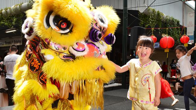 Lunar New Year celebrations, which kicked off on Friday, February 12, could be cancelled if Melbourne is forced into another lockdown. Picture: Nicki Connolly