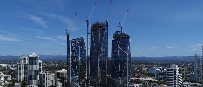 Aerial view of Jewel worksite. Picture: Glenn Hampson