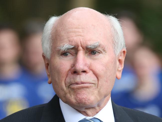 Former Prime Minister John Howard has taken aim at any dual citizen ‘hiding’ Picture: Annette Dew