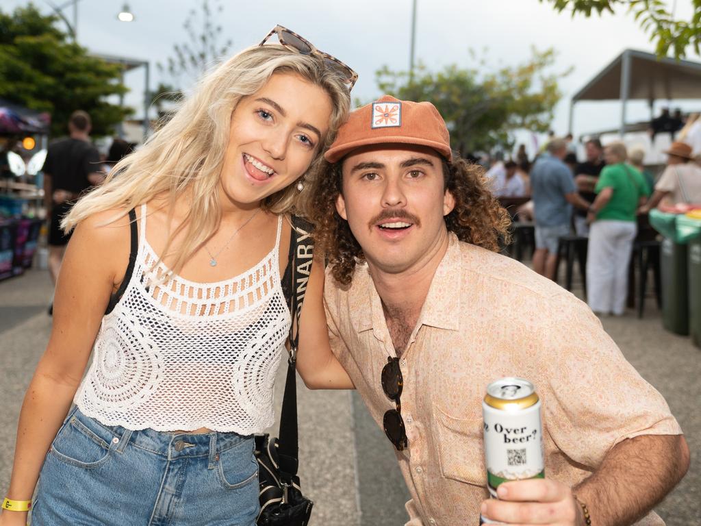 Meg Ferrin and Nick Sandford at Rhythm on the Reef Saturday 30 September 2023 Picture: Michaela Harlow