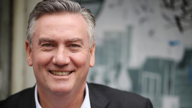 Eddie McGuire has revealed that his sons convinced him not to quit as Collingwood president last year, after he briefly feared he had nothing more to give. Picture: Michael Klein