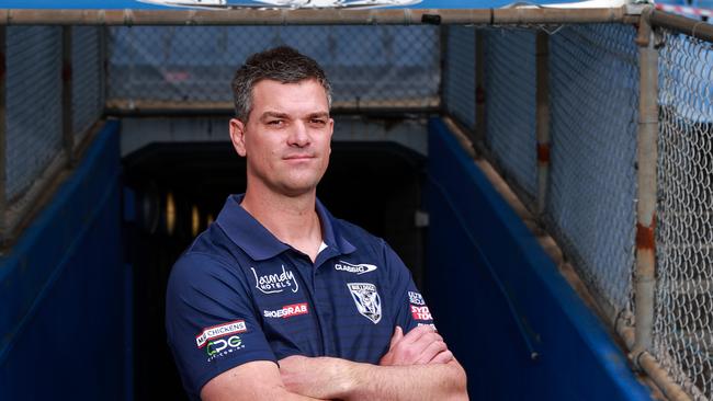 Daily Telegraph. 12, October, 2022. New Canterbury Bulldogs coach Cameron Ciraldo, at Belmore, today. Picture: Justin Lloyd.