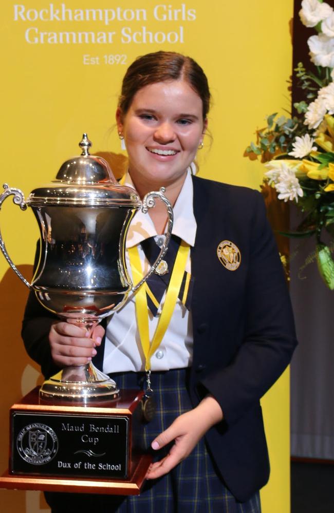 Rockhampton Girls Grammar School Dux of the School - Sydney Peff