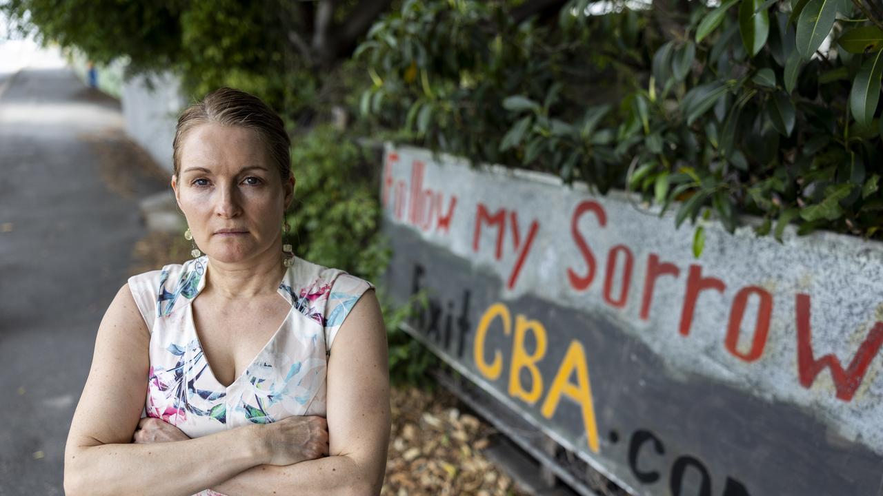 Dr Loretta McKinnon at her Windsor property which she has been fighting over for more than two years. Picture: Matthew Poon