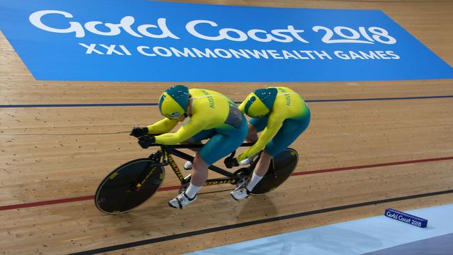 Edgar has been the Australian cycling team’s secret weapon on the Gold Coast.