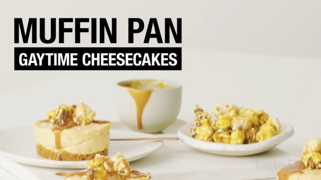 Muffin pan Gaytime cheesecakes