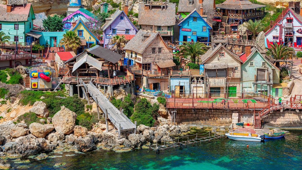 Sunset at the 1920’s themed Popeye Village in Malta. Picture: istock