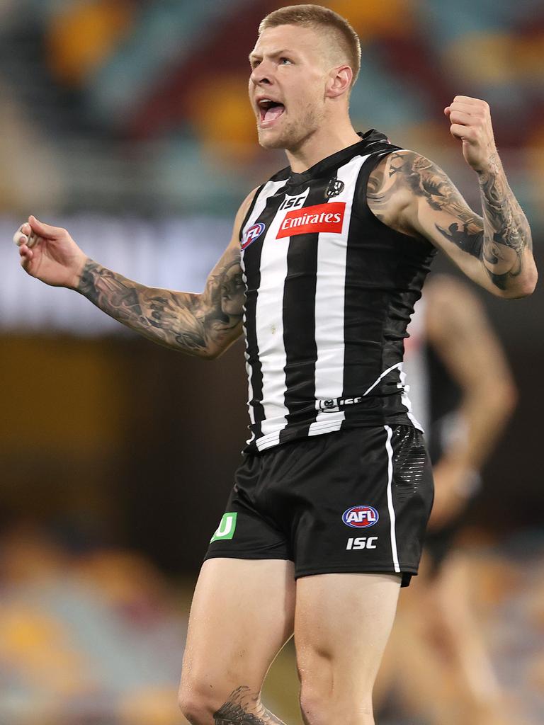 Jordan De Goey is set to re-sign with Collingwood. Picture: Michael Klein