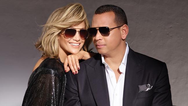 JLo and Alex Rodriguez in an ad campaign for Quay. Picture: Quay Australia/Sasha Samsonova