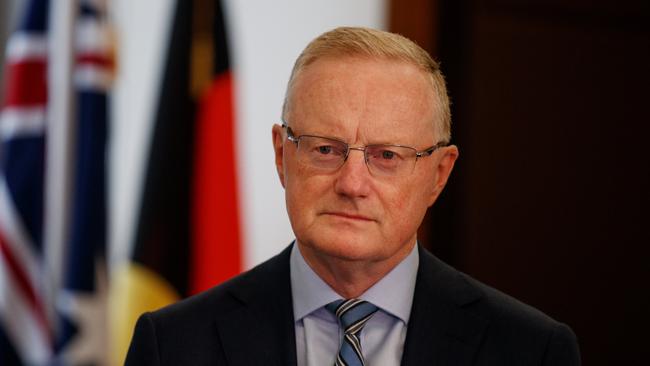 Reserve Bank of Australia Governor Philip Lowe apologised in November last year to anyone who acted on his comment about not raising rates until 2024. Picture: NCA NewsWire / Nikki Short