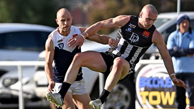 Darley’s Brett Bewley was a star in his first season in the Ballarat league. Picture: Andy Brownbill