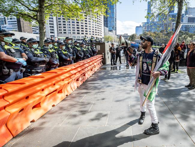 Protesters were back on the streets on Thursday. Picture: Jake Nowakowski