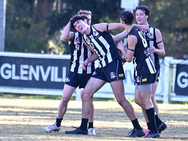 QAFL colts Australian football - Sherwood v Labrador Saturday June 29, 2024. Picture, John Gass