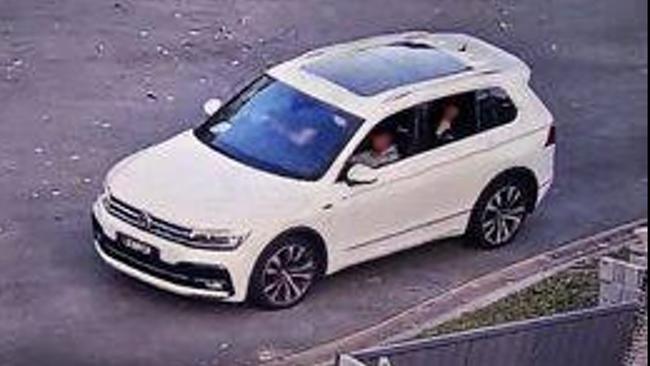 A stolen Volkswagen Tiguan linked to the same offender was dumped in Rochedale on Monday. Picture: Ormeau West Neighbourhood Watch