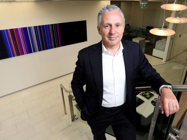 06/12/2016 Telstra CEO Andy Penn at Telstra HQ in Melbourne. Picture David Geraghty / The Australian.