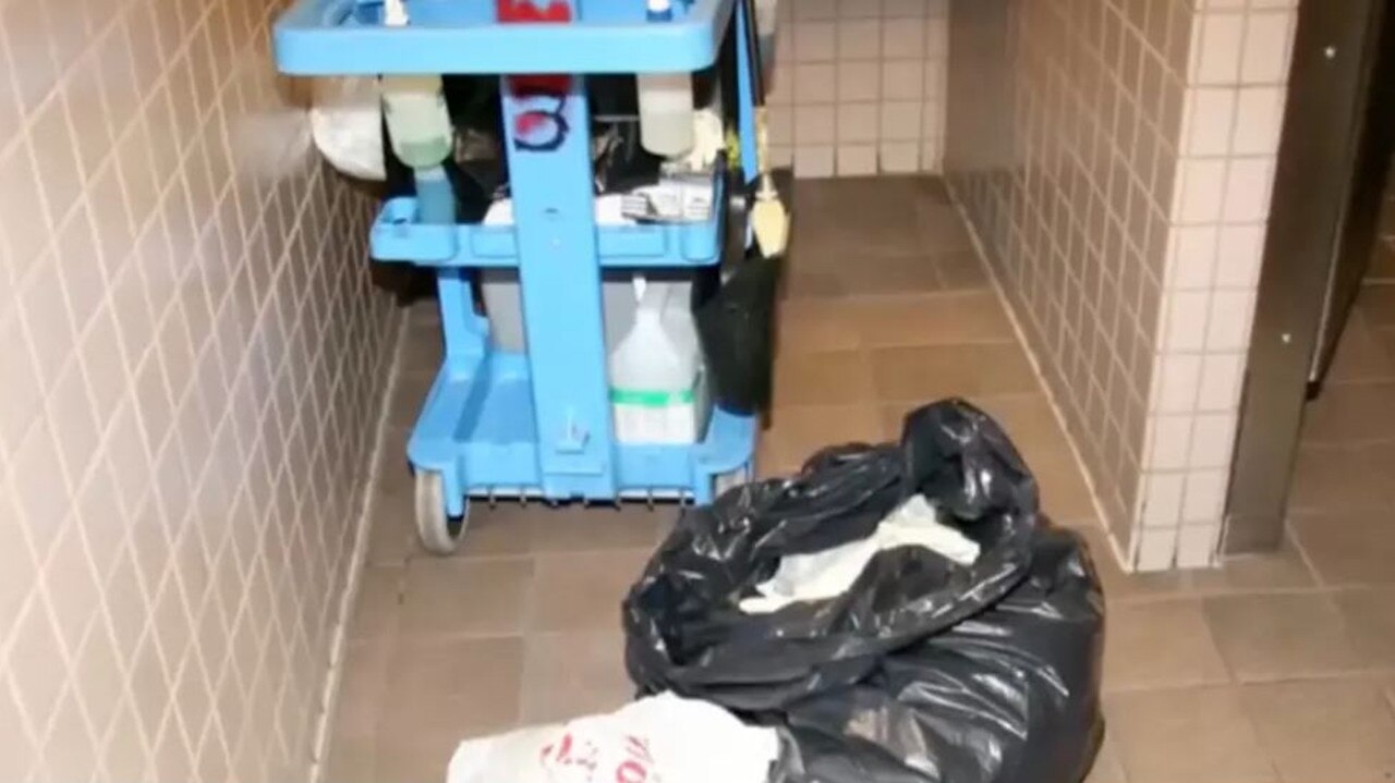 The infant was found dead inside a bathroom bin at Phoenix airport. Picture: Supplied