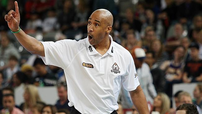 Darryl McDonald during his coaching time at Melbourne United. Picture: George Salpigtidis