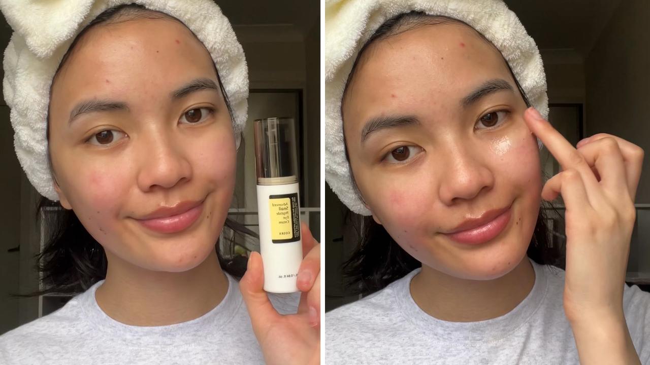 We try the COSRX Snail Peptide Eye Cream with 73.7% Snail Mucin and Niacinamide.