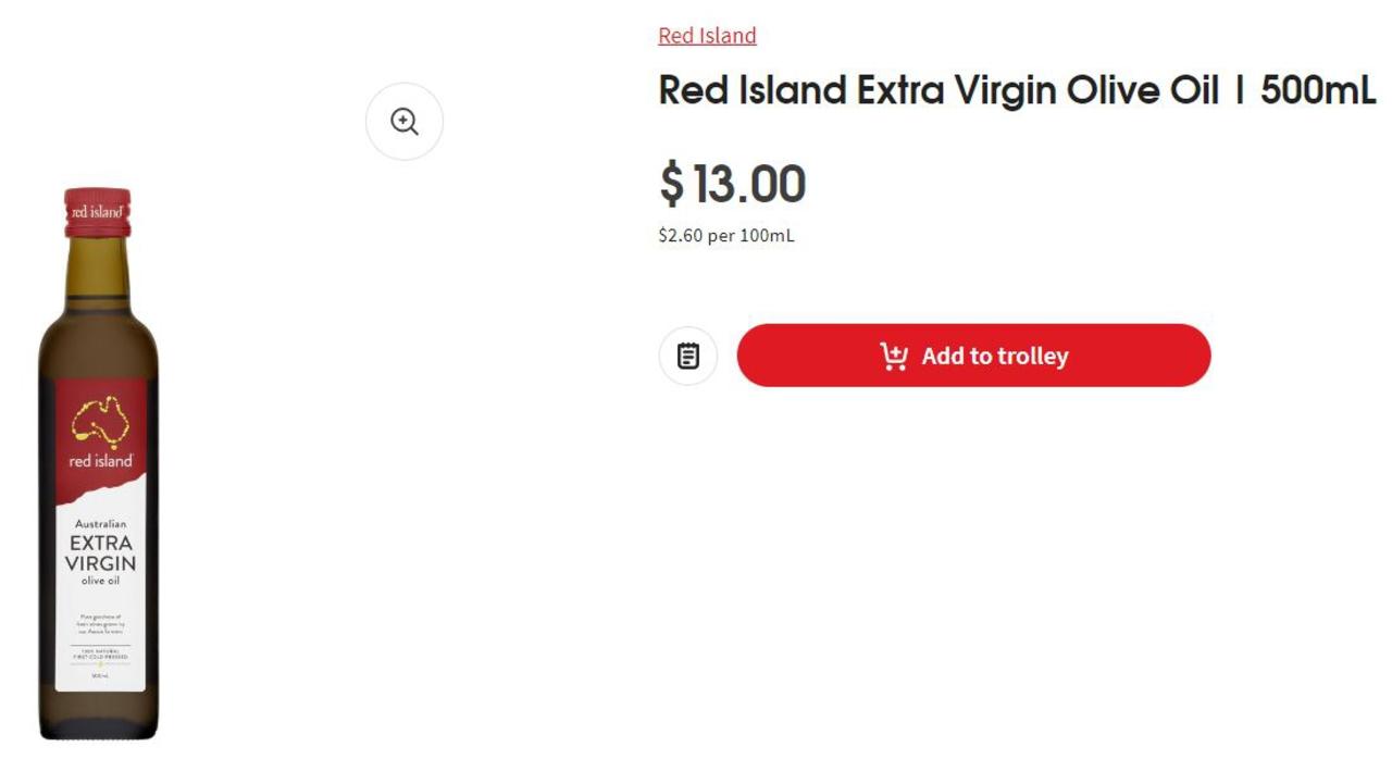 At Coles, Red Island costs $13 for the same size bottle.