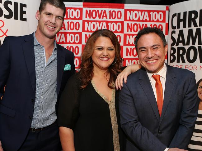 After a solid year in ratings NOVA 100’s Chrissie, Sam and Browny will be taking a break over summer. Picture: Julie Kiriacoudis