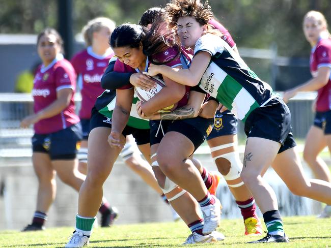 Women's club rugby union between Sunnybank and UniversitySaturday May 6, 2023. Picture, John Gass