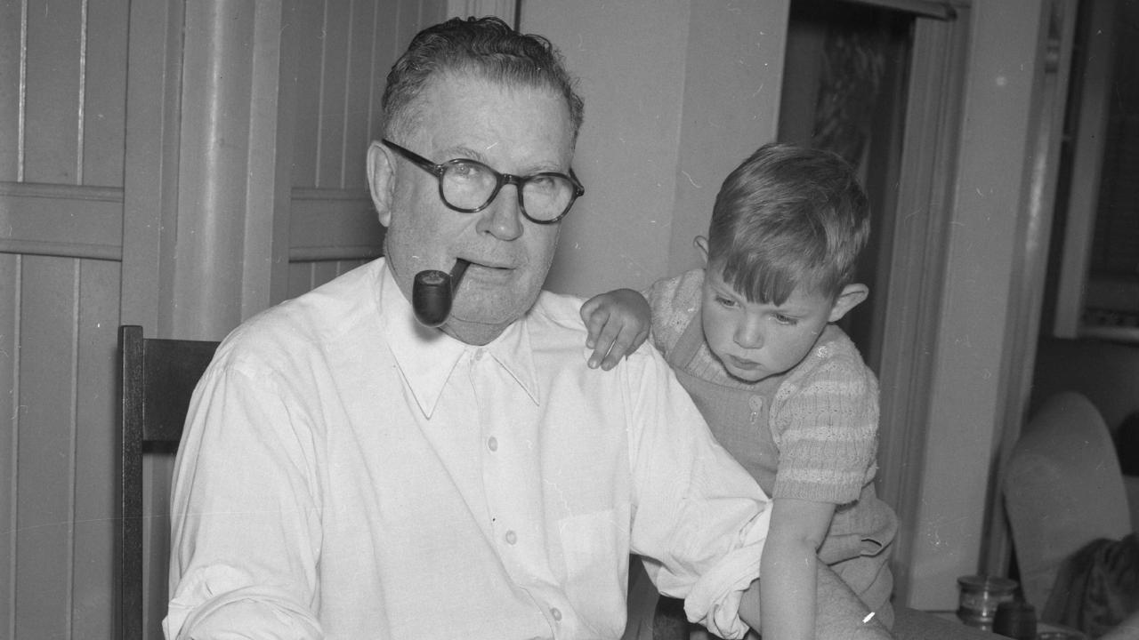 Sir Arthur Fadden stepped down as PM after losing a vote in the House of Representatives. Picture: Ray Saunders