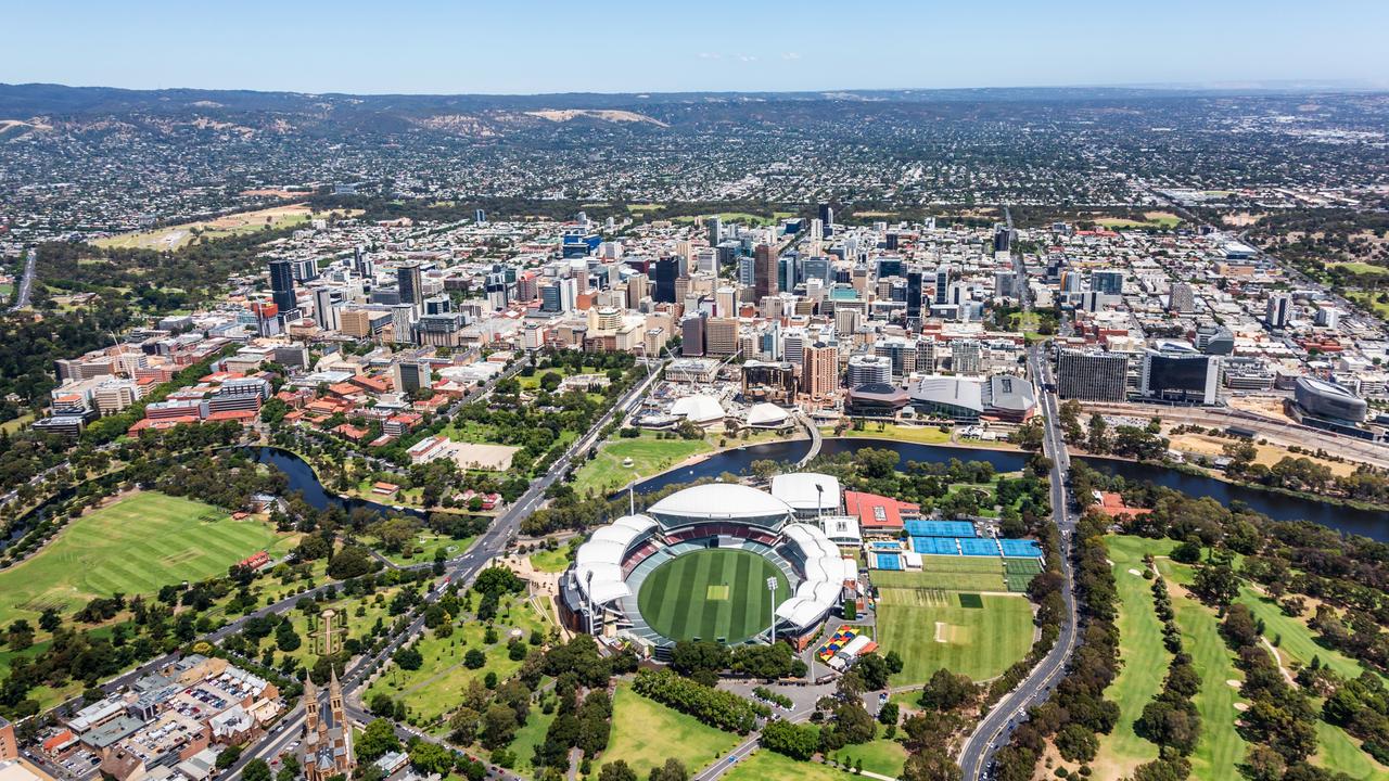 Adelaide. Airviewonline unveils Australia's top aerial views captured or curated by veteran photographer Stephen Brookes. Picture: Stephen Brookes