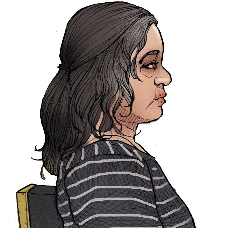 Artist impression of Kerrie Struhs by Brett Lethbridge.