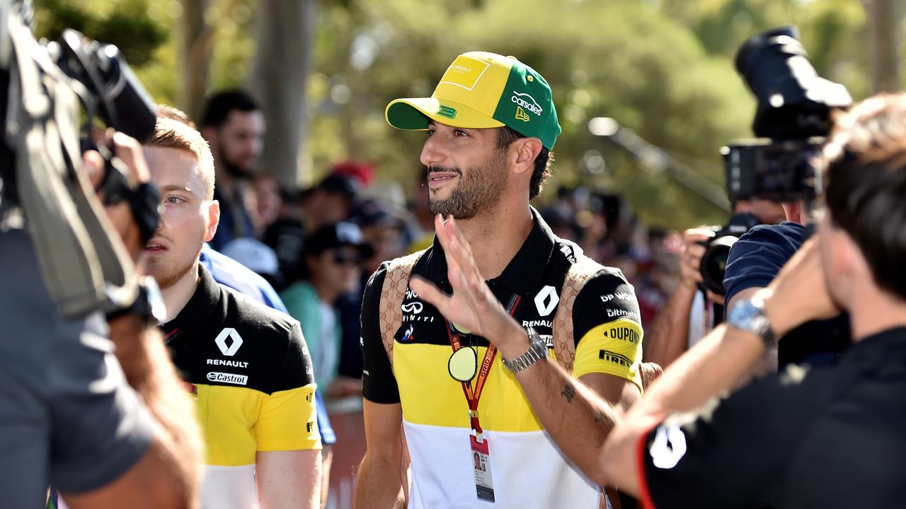 What overalls will Daniel Ricciardo be wearing in Melbourne next year?